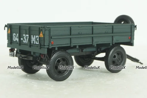 Прицеп 2-ПН-2 с дугами, зеленый 600202, DiP Models 1:43