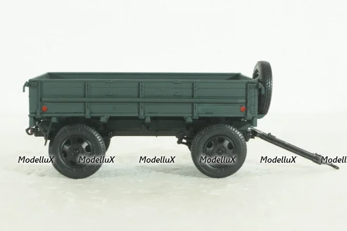 Прицеп 2-ПН-2 с дугами, зеленый 600202, DiP Models 1:43