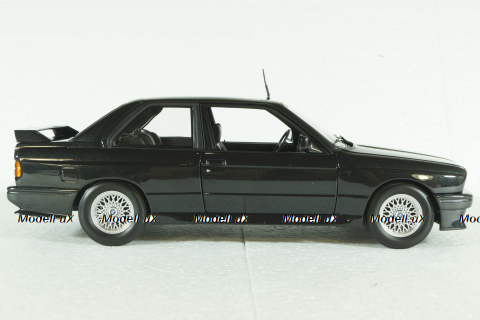 BMW M3 (E30), 1987, black, 180020306, Minichamps 1:18