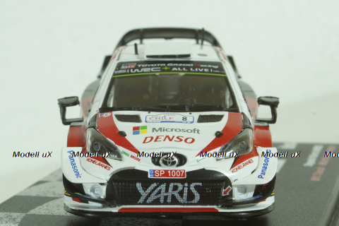 Toyota Yaris WRC #8, Rally Chile 2019, Ott Tanak/Martin Jarveoja, Vencedores de Rally , Altaya 1:43
