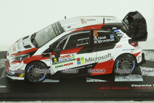 Toyota Yaris WRC #8, Rally Chile 2019, Ott Tanak/Martin Jarveoja, Vencedores de Rally , Altaya 1:43