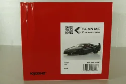 Ferrari F40 black, 1987, 08416BK, Kyosho 1:18