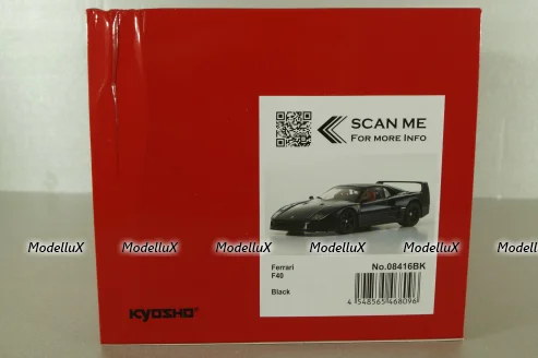 Ferrari F40 black, 1987, 08416BK, Kyosho 1:18