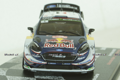 Ford Fiesta WRC #1, Rally Monte Carlo 2018, S.Ogier/J.Ingrassia,  Vencedores de Rally , Altaya 1:43