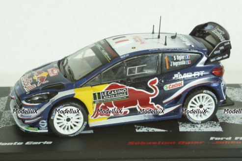 Ford Fiesta WRC #1, Rally Monte Carlo 2018, S.Ogier/J.Ingrassia,  Vencedores de Rally , Altaya 1:43
