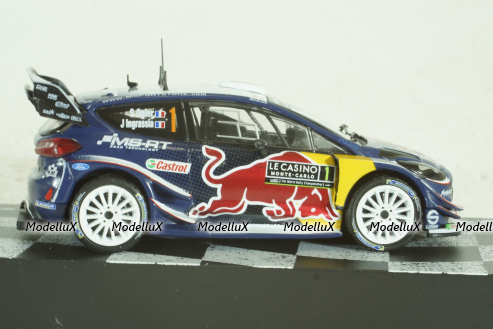 Ford Fiesta WRC #1, Rally Monte Carlo 2018, S.Ogier/J.Ingrassia,  Vencedores de Rally , Altaya 1:43