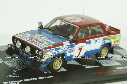 Datsun Violet GT, Winner Rally Safari 1981, S.Mehta/M.Doughty, Vencedores de Rally , Altaya 1:43