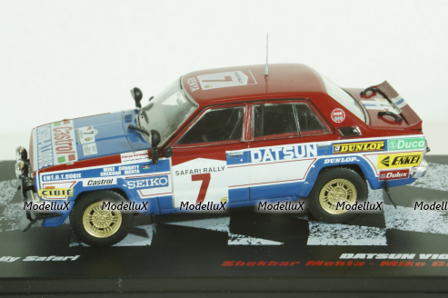 Datsun Violet GT, Winner Rally Safari 1981, S.Mehta/M.Doughty, Vencedores de Rally , Altaya 1:43