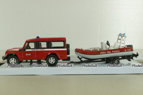 Iveco Massif Vigili Del Fuoco с катером, 53131VDF, Mondo Motors 1:43