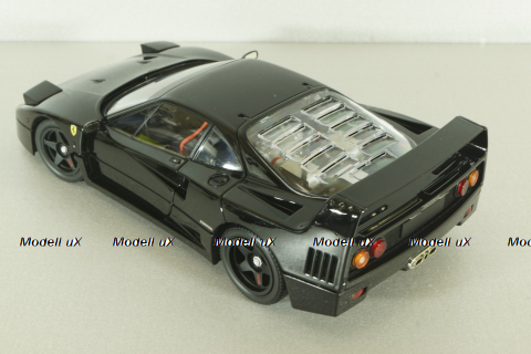 Ferrari F40 black, 1987, 08416BK, Kyosho 1:18