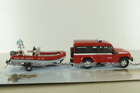 Iveco Massif Vigili Del Fuoco с катером, 53131VDF, Mondo Motors 1:43