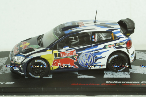 Volkswagen Polo WRC #1, Rally wales GB 2016, S.Ogier/J.Ingrassia, Vencedores de Rally , Altaya 1:43