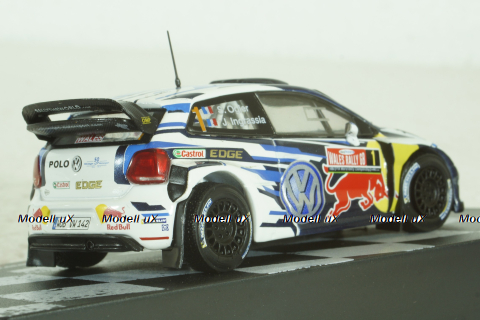 Volkswagen Polo WRC #1, Rally wales GB 2016, S.Ogier/J.Ingrassia, Vencedores de Rally , Altaya 1:43