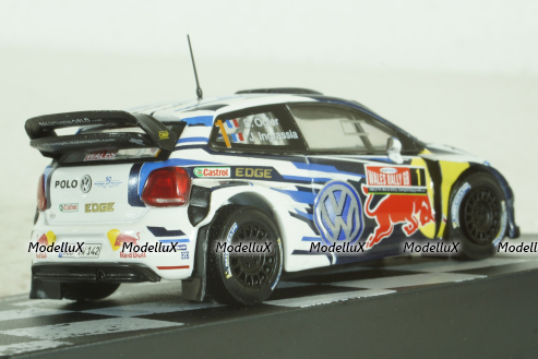 Volkswagen Polo WRC #1, Rally wales GB 2016, S.Ogier/J.Ingrassia, Vencedores de Rally , Altaya 1:43