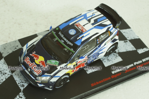 Volkswagen Polo WRC #1, Rally wales GB 2016, S.Ogier/J.Ingrassia, Vencedores de Rally , Altaya 1:43