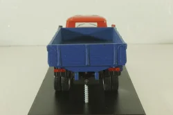 Зил-138 бортовой, газобаллонный 1960, красный/синий, Pegas Models 1:43