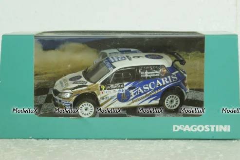 Skoda fabia R5 #9, Acropolis Rally 2016, L.Athanassoulas/E.Panagiotounis, Vencedores de Rally , Altaya 1:43