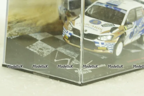 Skoda fabia R5 #9, Acropolis Rally 2016, L.Athanassoulas/E.Panagiotounis, Vencedores de Rally , Altaya 1:43