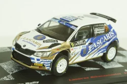 Skoda fabia R5 #9, Acropolis Rally 2016, L.Athanassoulas/E.Panagiotounis, Vencedores de Rally , Altaya 1:43