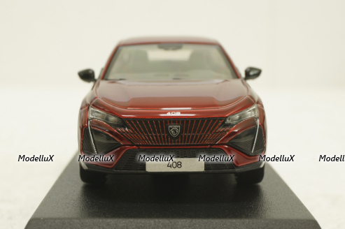 Peugeot 408 GT Hybrid 2023, red, 474811, Norev 1:43