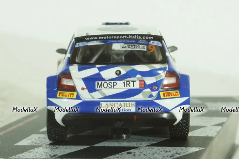 Skoda fabia R5 #9, Acropolis Rally 2016, L.Athanassoulas/E.Panagiotounis, Vencedores de Rally , Altaya 1:43