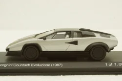 Lamborghini Countach Evoluzione 1987, grey, WhiteBox 1:43