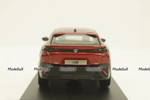 Peugeot 408 GT Hybrid 2023, red, 474811, Norev 1:43