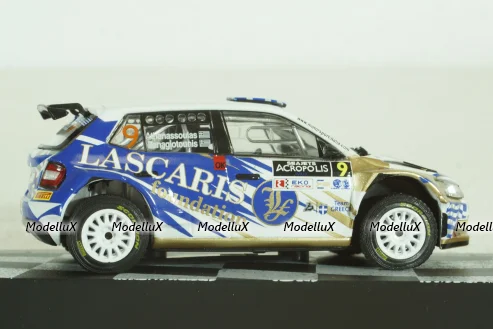 Skoda fabia R5 #9, Acropolis Rally 2016, L.Athanassoulas/E.Panagiotounis, Vencedores de Rally , Altaya 1:43