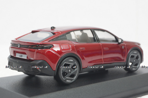 Peugeot 408 GT Hybrid 2023, red, 474811, Norev 1:43