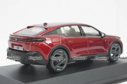 Peugeot 408 GT Hybrid 2023, red, 474811, Norev 1:43