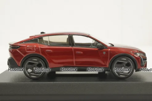 Peugeot 408 GT Hybrid 2023, red, 474811, Norev 1:43