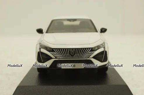 Peugeot 408 GT Hybrid 2023, white, 474812,  Norev 1:43
