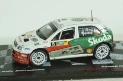 Skoda Fabia WRC #15, ADAC Rally Deutschland 2007, J.Kopecky/F.Schovanek, Vencedores de Rally , Altaya 1:43