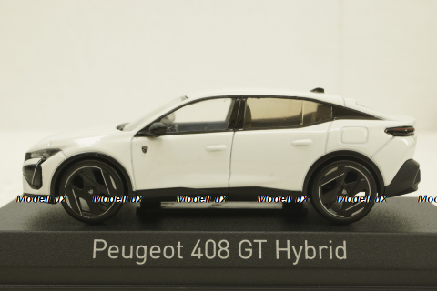 Peugeot 408 GT Hybrid 2023, white, 474812,  Norev 1:43