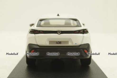 Peugeot 408 GT Hybrid 2023, white, 474812,  Norev 1:43