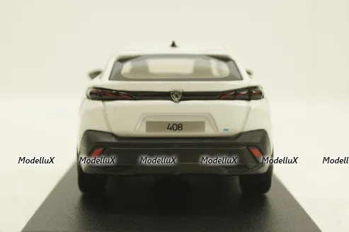 Peugeot 408 GT Hybrid 2023, white, 474812,  Norev 1:43