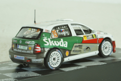 Skoda Fabia WRC #15, ADAC Rally Deutschland 2007, J.Kopecky/F.Schovanek, Vencedores de Rally , Altaya 1:43