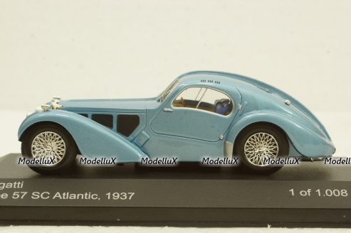 Bugatti Type 57 SC Atlantic 1937 blue, WhiteBox 1:43