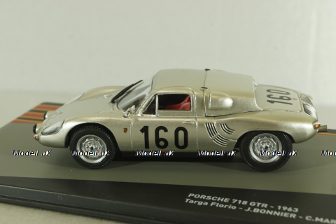 Porsche 718 GTR 1963, silver, Porsche Racing Collection #26, PRC026, Altaya 1:43 Уценка!