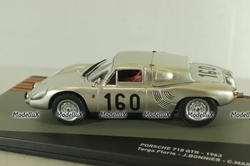Porsche 718 GTR 1963, silver, Porsche Racing Collection #26, PRC026, Altaya 1:43 Уценка!