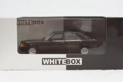 Mercedes 500SE (W126) 1979 black, WhiteBox 1:43