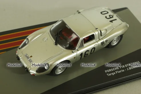 Porsche 718 GTR 1963, silver, Porsche Racing Collection #26, PRC026, Altaya 1:43 Уценка!