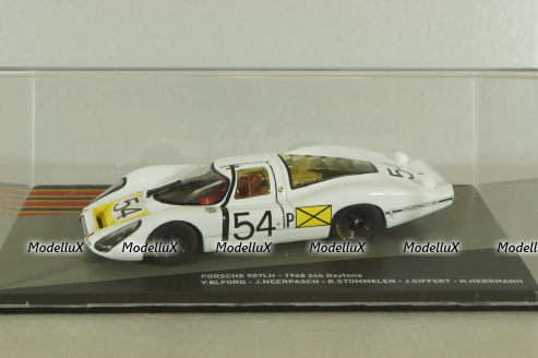 Porsche 907LH #54 Daytona 1968, white, Porsche Racing Collection #22, PRC022, Altaya 1:43