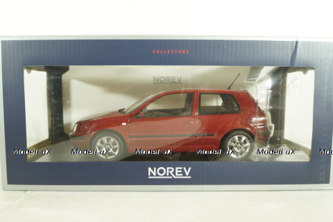 Volkswagen Golf 4 2002 Red, 188573, Norev 1:18