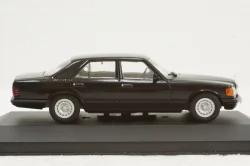 Mercedes 500SE (W126) 1979 black, WhiteBox 1:43