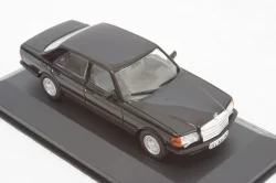 Mercedes 500SE (W126) 1979 black, WhiteBox 1:43