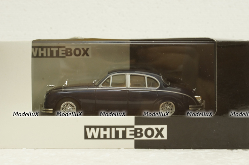 Jaguar MK II 1960, dark blue, WB047, Whitebox 1:43