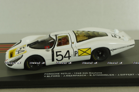 Porsche 907LH #54 Daytona 1968, white, Porsche Racing Collection #22, PRC022, Altaya 1:43