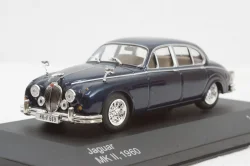 Jaguar MK II 1960, dark blue, WB047, Whitebox 1:43