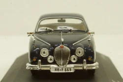 Jaguar MK II 1960, dark blue, WB047, Whitebox 1:43